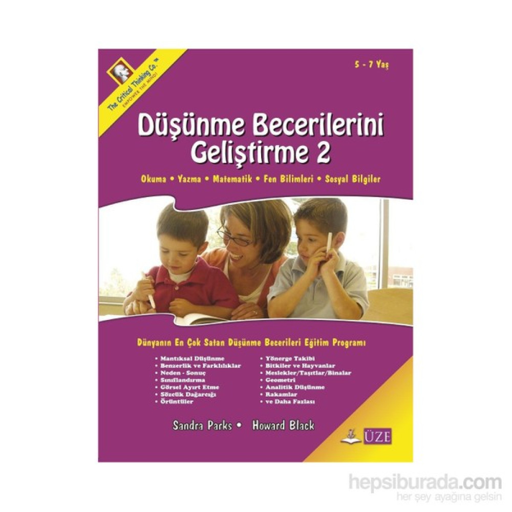 Düşünme Becerilerini Geliştirme 2 Eğitim Kiti (1 Kitap + 2 Materyal) Zihinsel Gelişim Kitapları Fiyatı