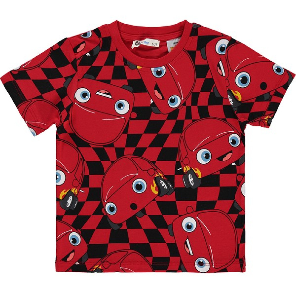 Düt Düt Erkek Çocuk Tişört 2-5 Yaş Kırmızı Erkek Çocuk T-shirt Fiyatı