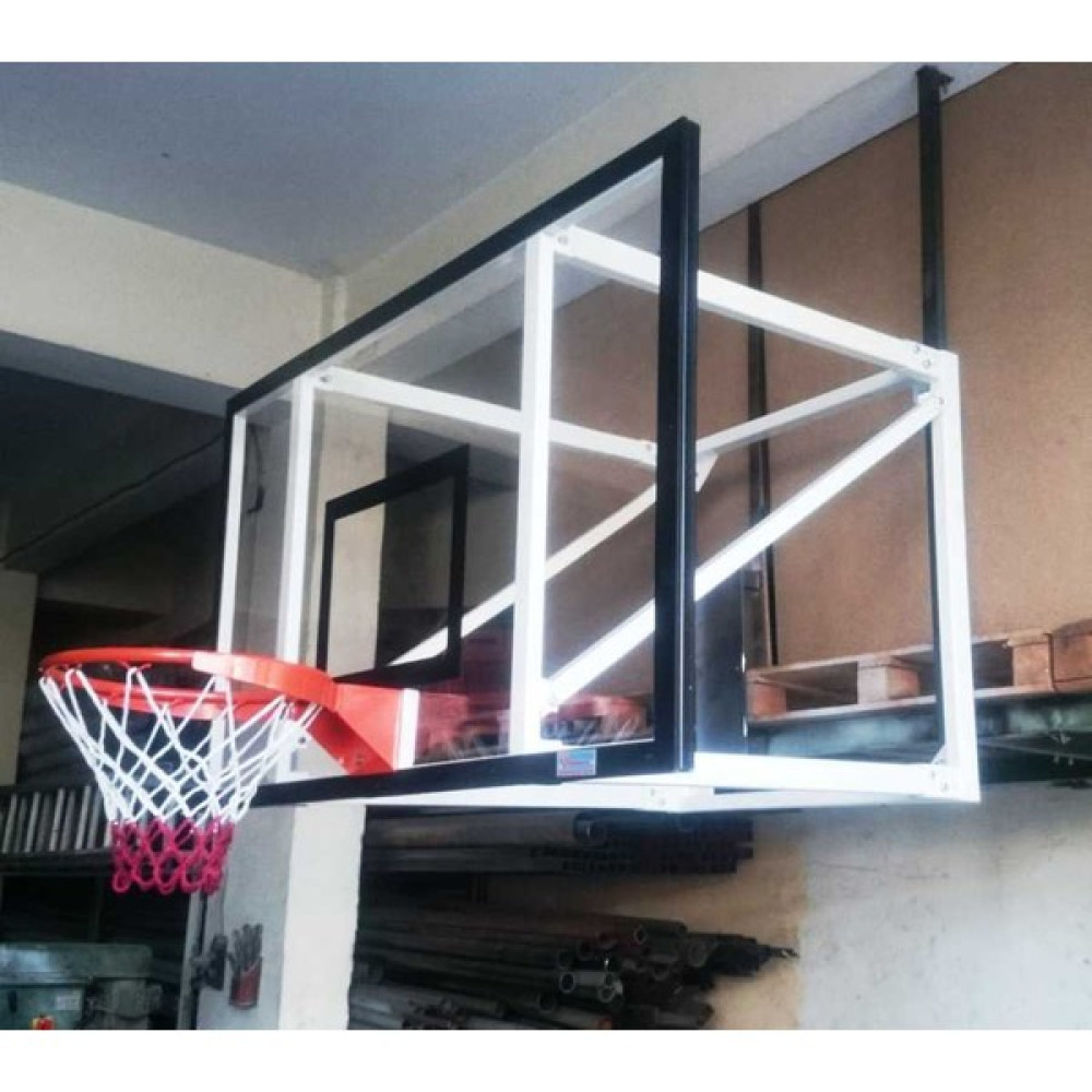 Duvara Monte Pota 4 lü Çerçeve 12 MM 105*180 Cam , Akrilik Cam , Basketbol Potası 45 Cm Sabit Çem. Basketbol Ürünleri Fiyatı