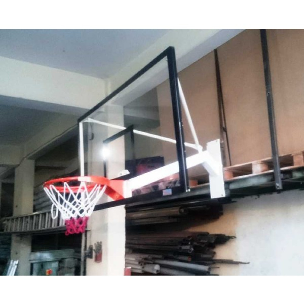 Duvara Monte Pota Tek Noktadan Bağ. 10 MM 105*180, Akrilik Cam , Basketbol Potası 45 Cm Sabit Çem. Basketbol Ürünleri Fiyatı