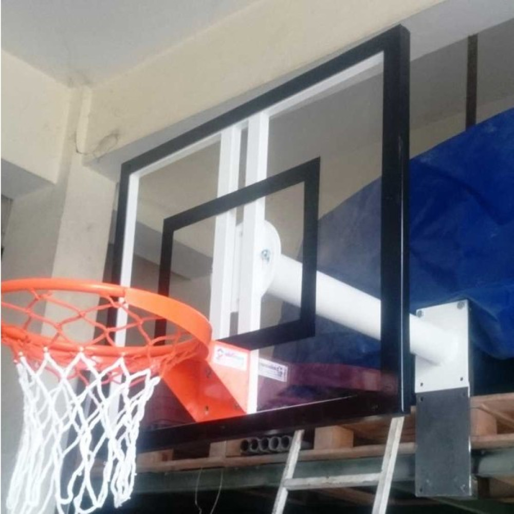 Duvara Monte Pota Tek Noktadan Bağ. 10 MM 90*120, Akrilik Cam , Basketbol Potası 45 Cm Sabit Çem. Basketbol Ürünleri Fiyatı