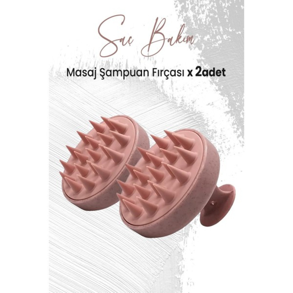 Düvenci Toptan Yumuşak Silikonlu Masaj Şampuan Fırçası Pembe X 2 Adet - 1 Oto Boyaları Fiyatı