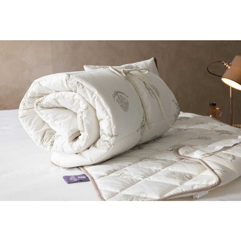 Duvetta Baby Doğal Yün Bebek Yorganı - 95 x 145 cm - Ekru Diğer Fiyatı