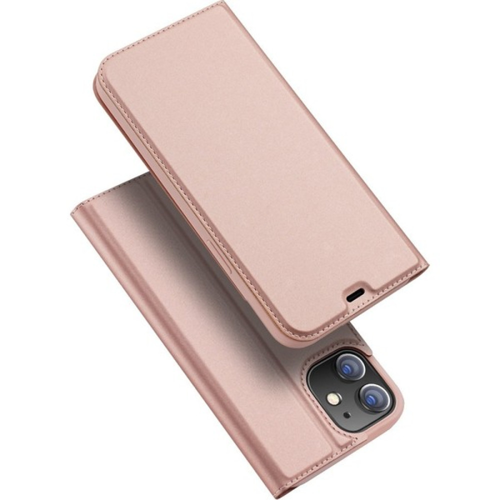 Dux Ducis Apple iPhone 12-12 Pro Kılıf Mıkantıslı Kapaklı Flip Cover Kılıf Skin x Series Flip Case AL-33931 Pembe Cep Telefonu Kılıfı Fiyatı