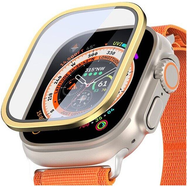 Dux Ducis Flas Series Apple Watch Ultra 49MM Ekran Koruyucu - Gold Cep Telefonu Ekran Koruyucusu Fiyatı
