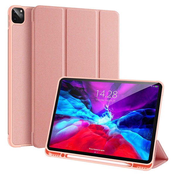 Dux Ducis iPad Pro 12.9 (2020-2018 )Kılıf Kalem Yerli Soft Tpu Mıknatıslı Kılıf AL-32542 Pembe Tablet Kılıfı Fiyatı