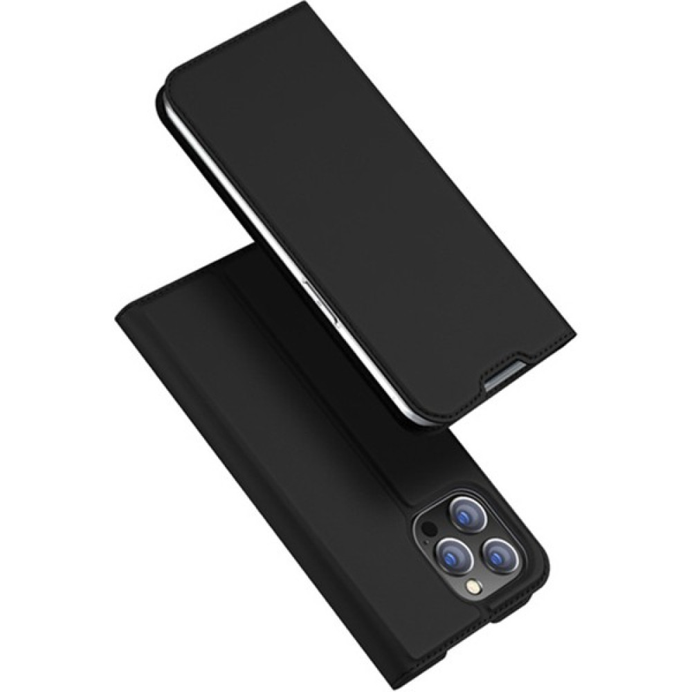 Dux Ducis iPhone 14 Pro Max 6.7 Kılıf Skin Pro Series Flip Cover Kapaklı Kılıf - Siyah Cep Telefonu Kılıfı Fiyatı
