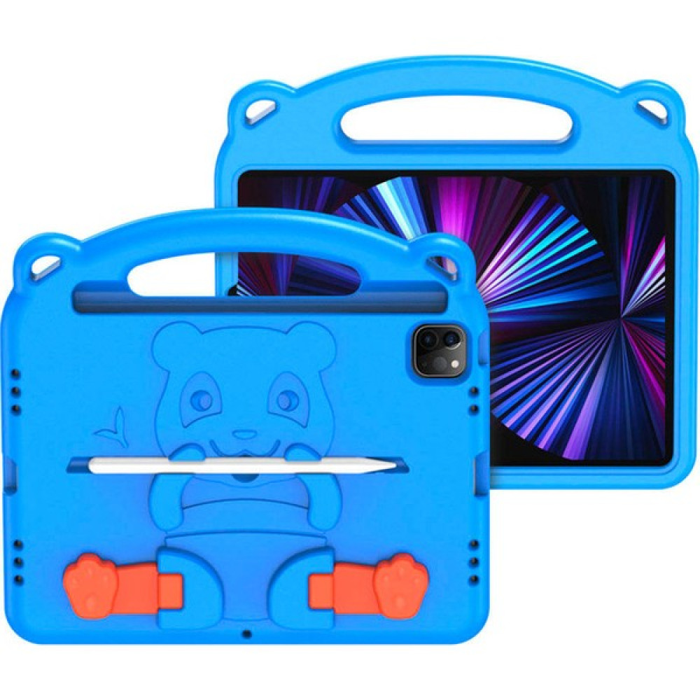 Dux Ducis Panda iPad Pro 11 (2018-2020-2021) iPad Air 4-5 Kılıf Çocuk Shockproof Standlı Taşınabilir - Mavi Tablet Kılıfı Fiyatı