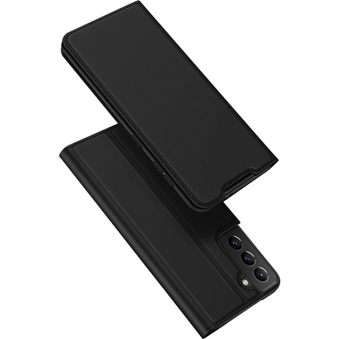 Dux Ducis Sm Galaxy S21 Kılıf Kapaklı Flip Cover Kılıf Skinpro Series - Siyah Cep Telefonu Kılıfı Fiyatı