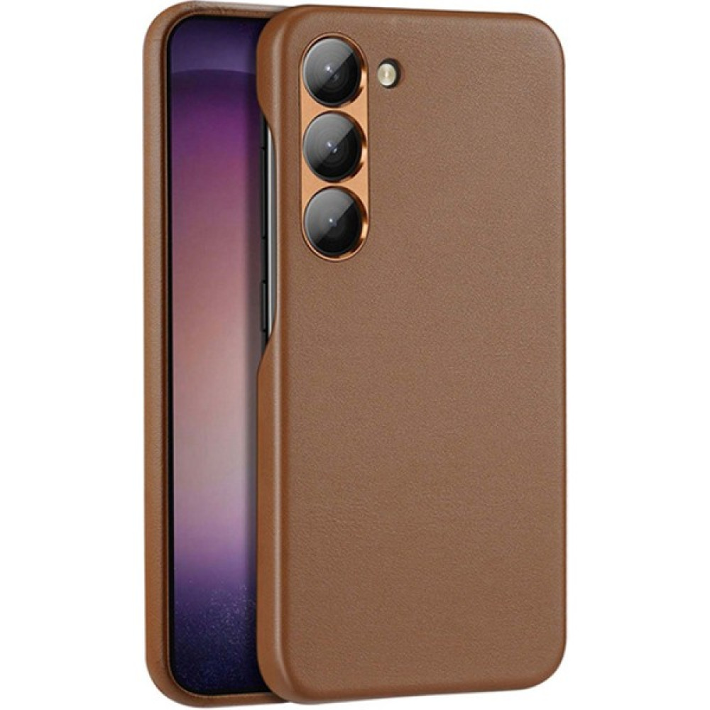 Dux Ducis Sm Galaxy S23 Grit Series Pu Premium Kılıf - Kahverengi Cep Telefonu Kılıfı Fiyatı
