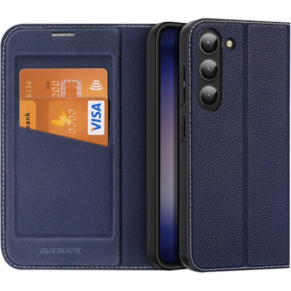 Dux Ducis Sm Galaxy S23 Kılıf Skin X2 Series Magnetic Pu Deri Manyetik Kapaklı Kılıf - Lacivert Cep Telefonu Kılıfı Fiyatı
