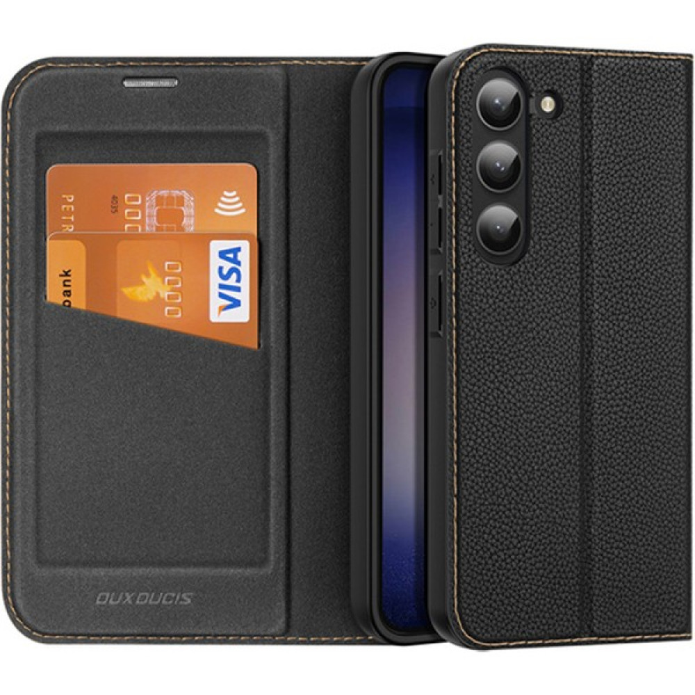 Dux Ducis Sm Galaxy S23 Kılıf Skin X2 Series Magnetic Pu Deri Manyetik Kapaklı Kılıf - Siyah Cep Telefonu Kılıfı Fiyatı
