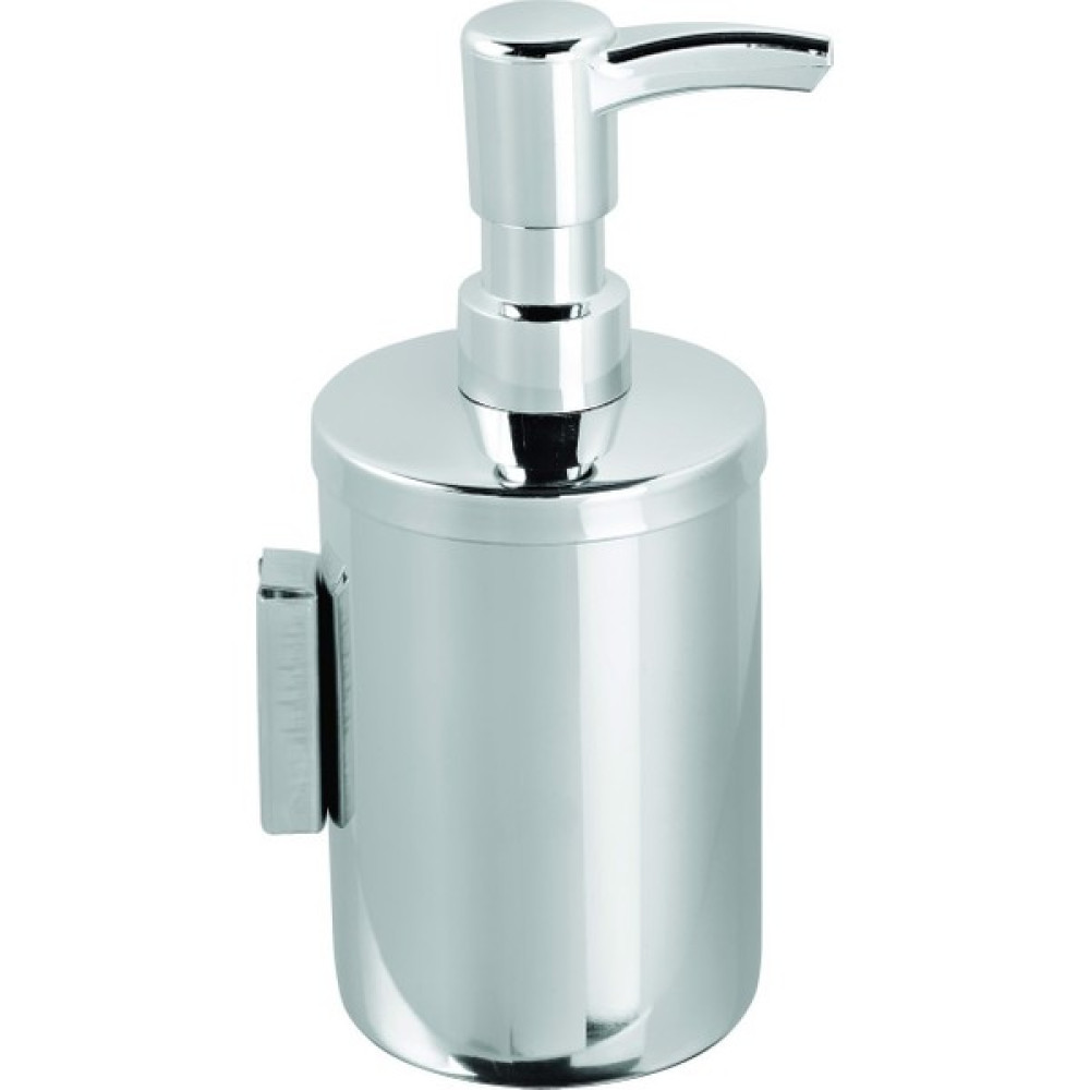 DUXXA Askılı Sıvı Sabunluk Sıvı Sabun Dispanseri 250 ml Kapasiteli Duvara Monte Sıvı Sabun Aparatı - Krom - 250ml - Uzunluk 17cm Çap 9cm Sabunluk Fiyatı