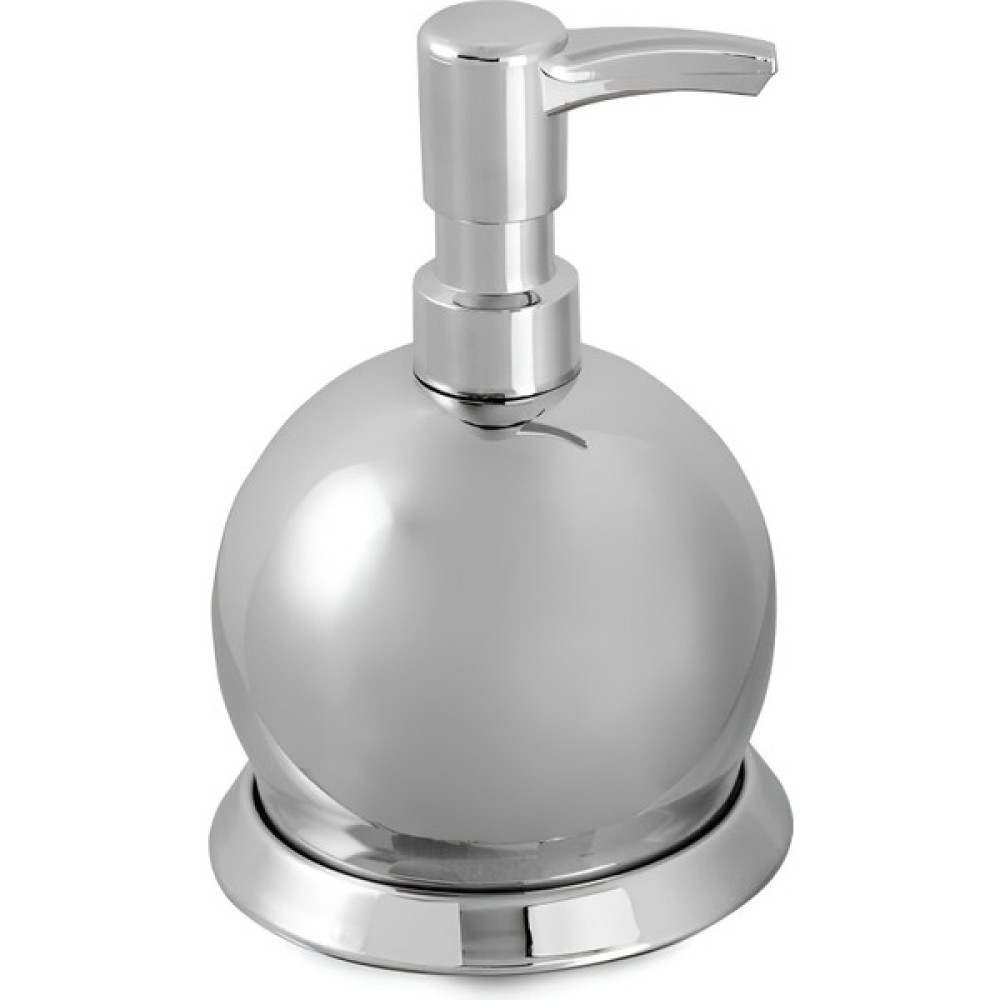 Duxxa Set Üstü Küre Sıvı Sabunluk Sıvı Sabun Dispanseri 250ML Kapasiteli Set Üstü Küre Sıvı Sabun Aparatı - Krom - 250ml - Yükseklik 15cm Çap 9cm Sabunluk Fiyatı