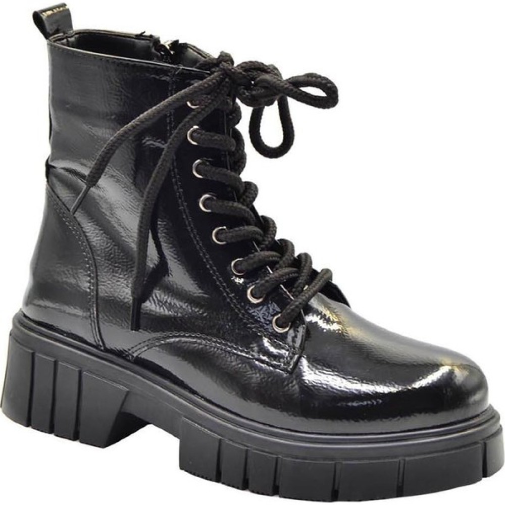 Duygushoesbag Kadın Kırışık Rugan Fermuarlı Bağcıklı Bot Kadın Botları Fiyatı