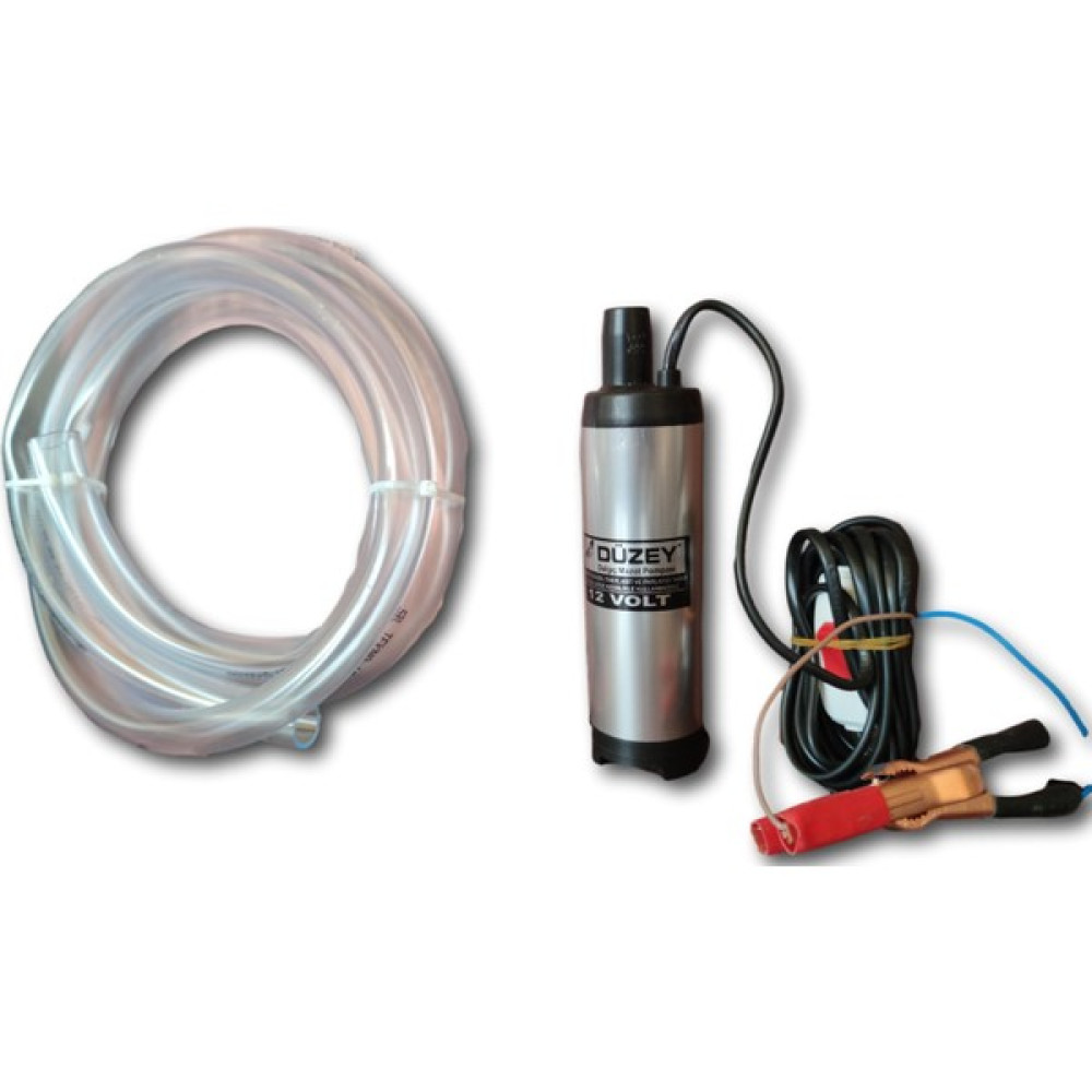 Düzey 12 Volt Büyük Dalgıç Mazot Aktarma (Sıvı Transfer) Pompası (Su,süt,yağ) + Hortumlu Set Su Motoru Fiyatı