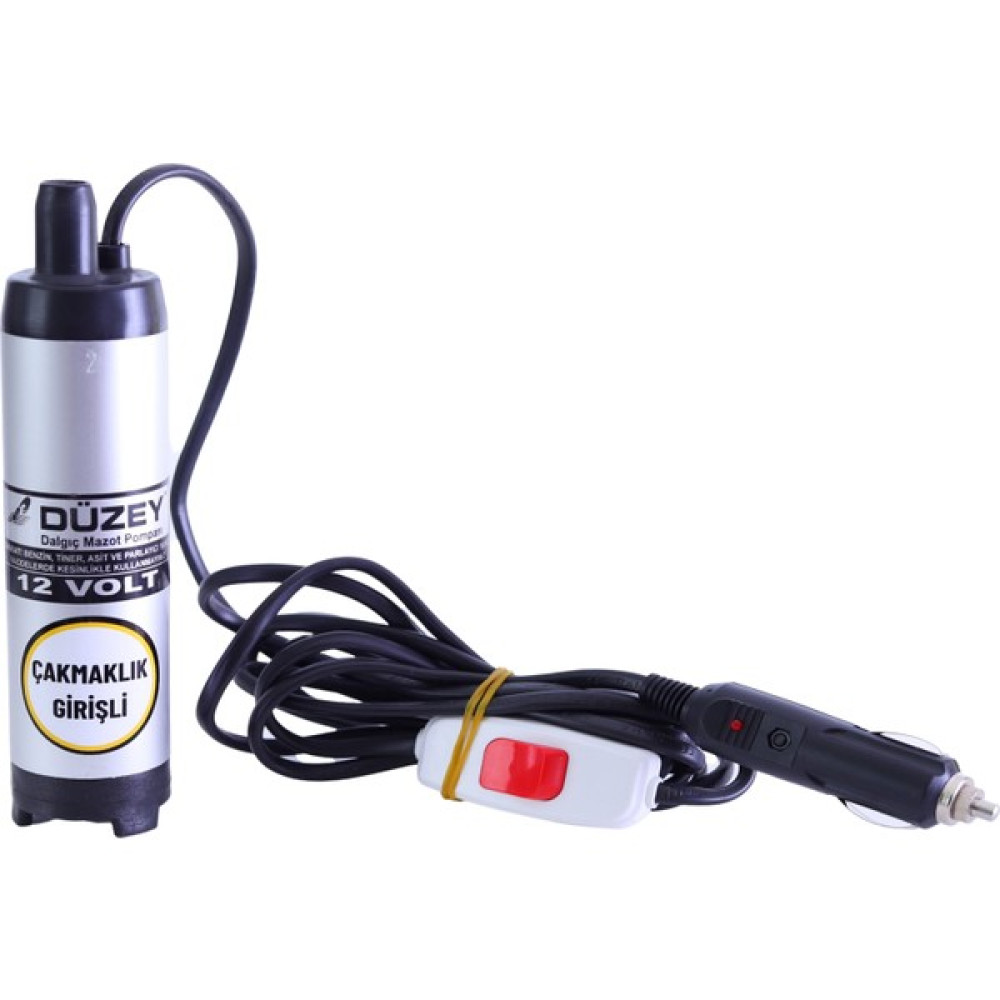 Düzey 12 Volt Çakmaklı Küçük Dalgıç Mazot-Zeytinyağ Aktarma(Sıvı Transfer) Pompası - Küçük Boy-Çakmaklı-12V Bahçe Makinesi Fiyatı