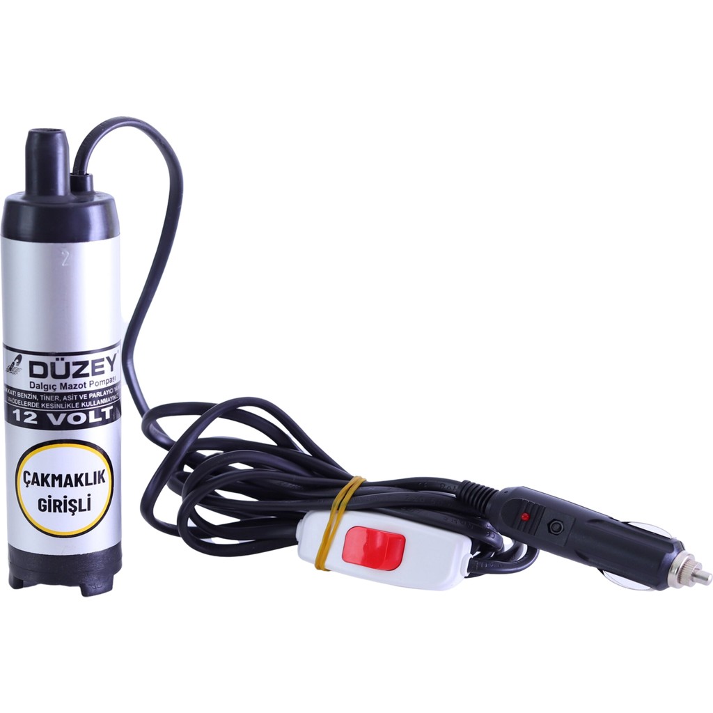 Düzey 12 Volt Çakmaklı Küçük Dalgıç Mazot-Zeytinyağ Aktarma(Sıvı Transfer) Pompası - Küçük Boy-Çakmaklı-12V Diğer Fiyatı