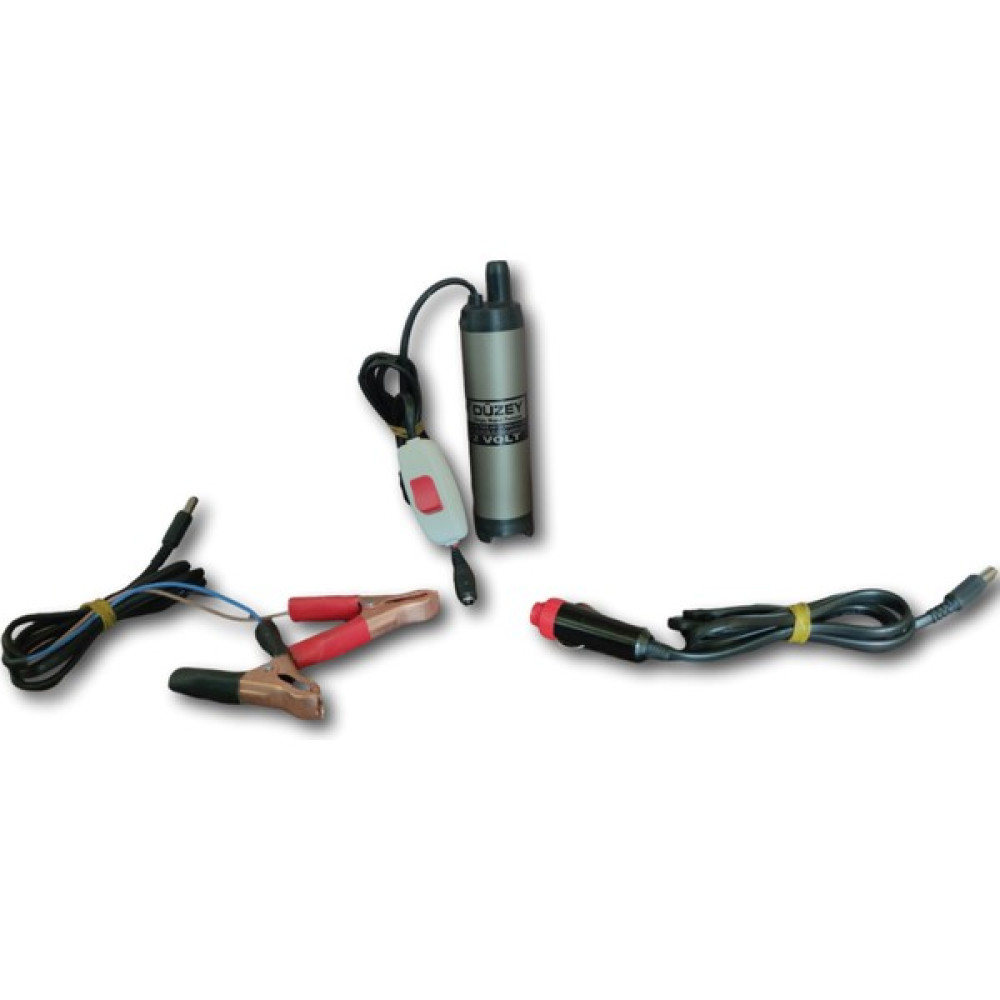 Düzey 12 Volt Mini (Küçük) Çakmaklık ve Akü Maşalı Dalgıç Mazot Aktarma (Sıvı Transfer) Pompası (Su,süt,yağ) Su Motoru Fiyatı