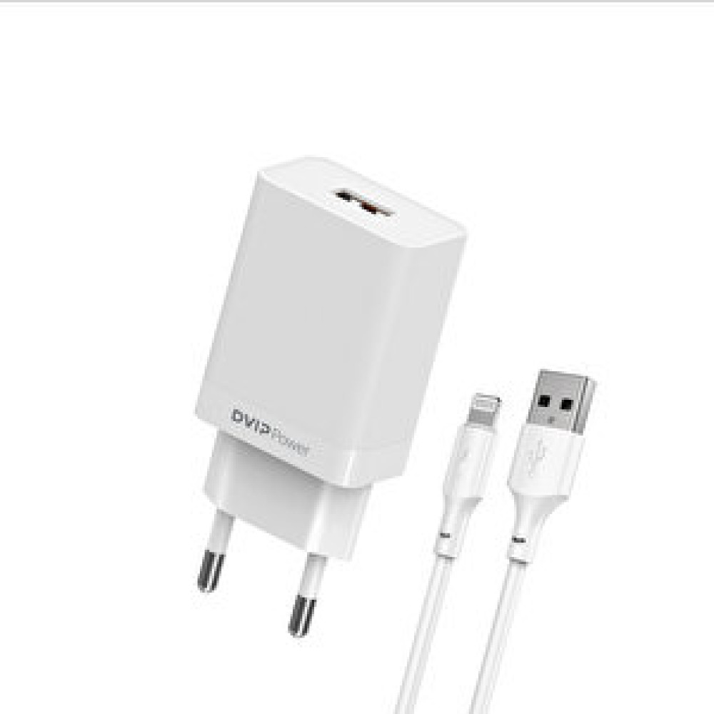 DVIP Dvip N13 2.4a Usba To Lightning Kablolu Hızlı Şarj Aleti Set Beyaz Cep Telefonu Şarj Cihazı Fiyatı