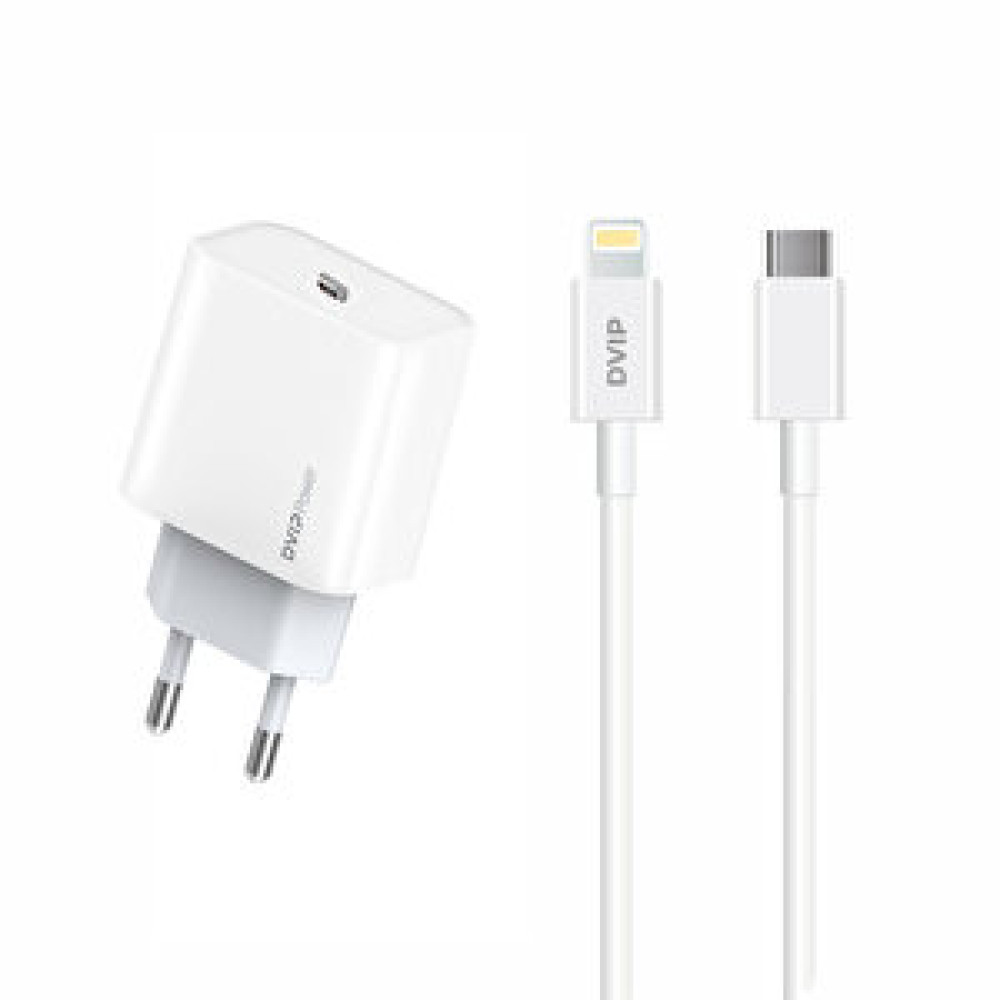 DVIP Dvip N25 Pd20w Quick Charger Type-c To Lightning Kablolu Şarj Set Cep Telefonu Şarj Cihazı Fiyatı