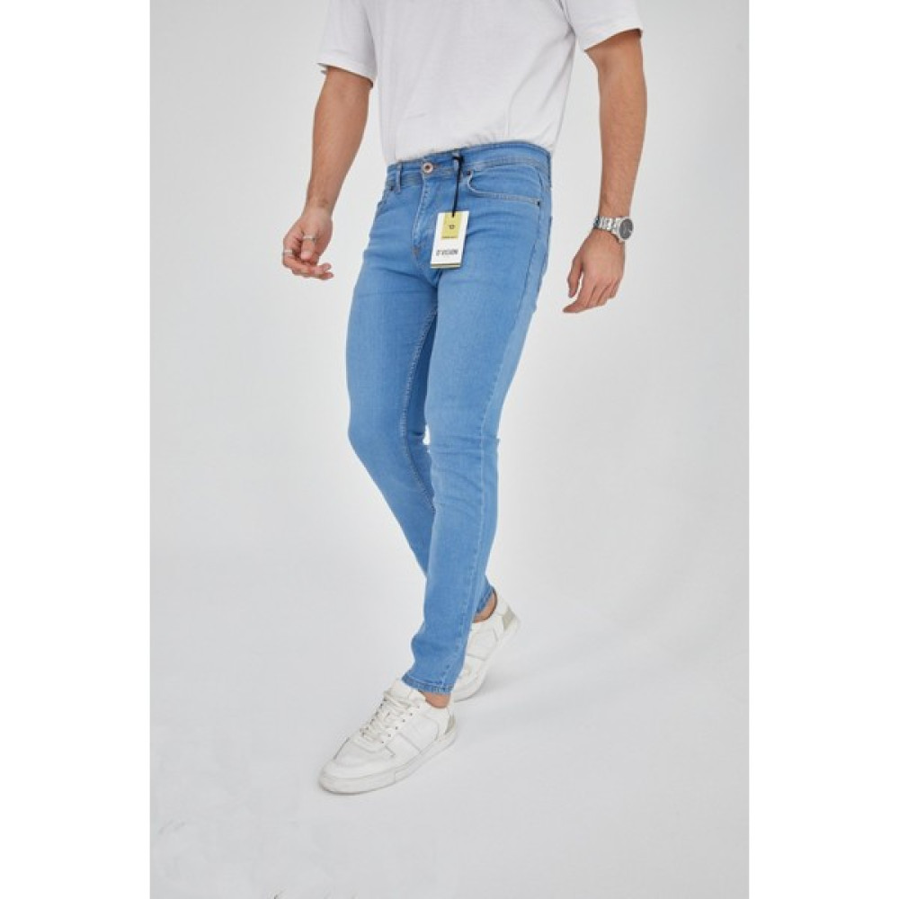Dvision Slim Fit Açık Mavi Erkek Pantolon Erkek Pantolon Fiyatı