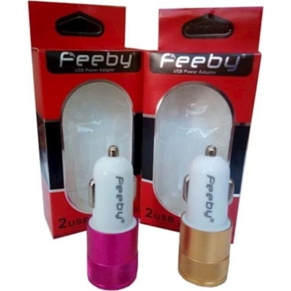 Dvr Gsm Feeby 2.1A Araç Şarj Başlığı 2 Çıkış Cep Telefonu Şarj Cihazı Fiyatı