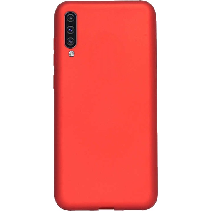 DVR Samsung Galaxy A50 Kılıf Silikon Premier (Kırmızı) - Kırmızı Diğer Fiyatı