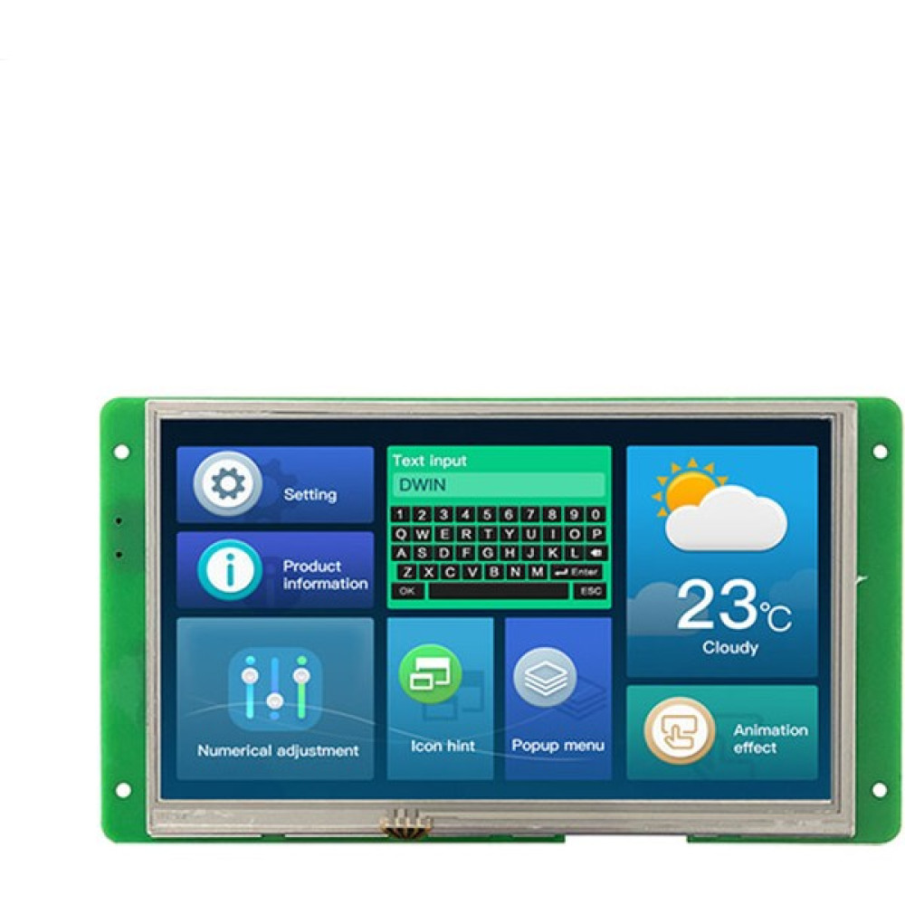 Dwin 7 Inch Dwin Hmı Display Rezistif Ekran - Dokunmatik MODELNO:"DMG80480C070_04WTR" Oyun & Hobi Fiyatı