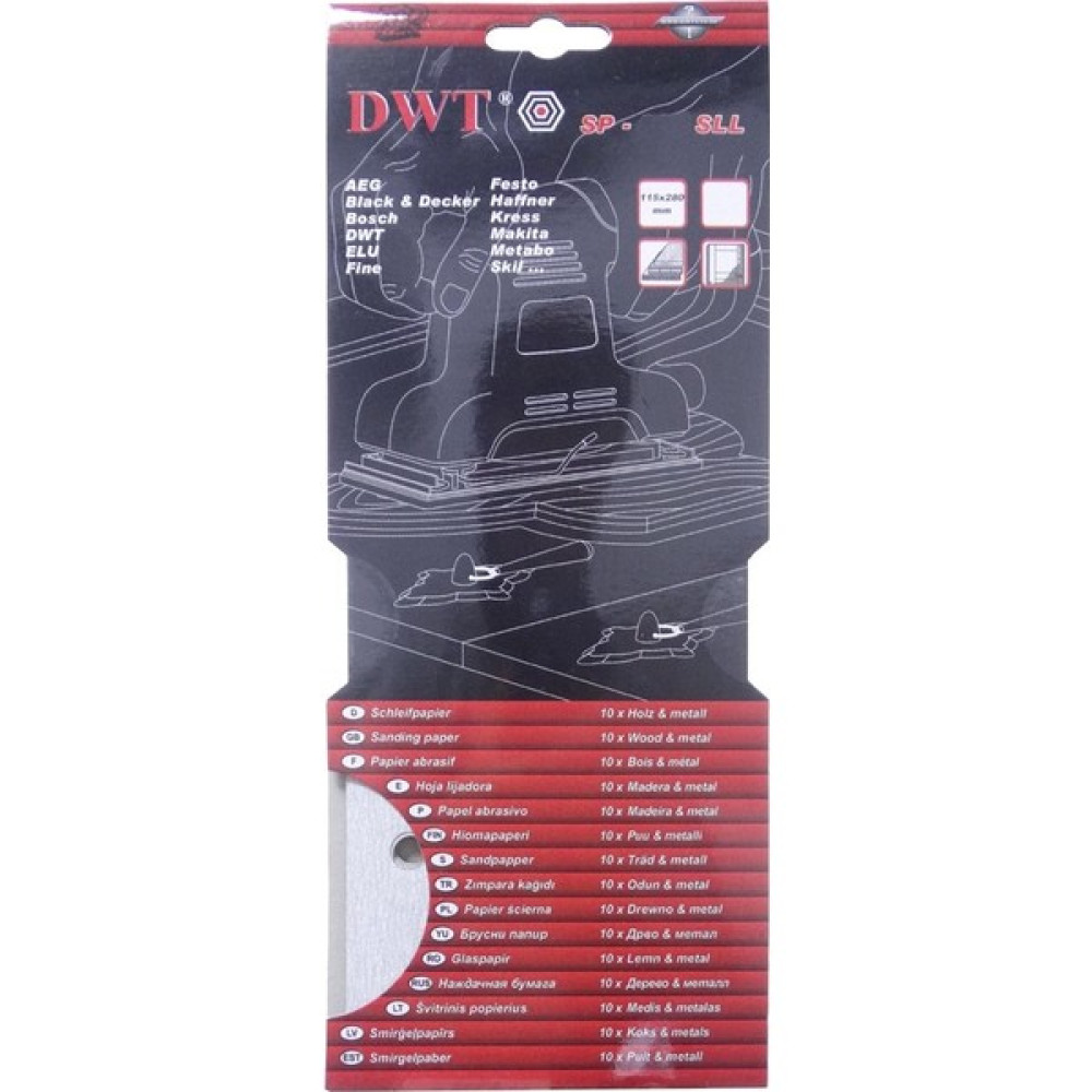 Dwt SP-180SLL Dikdörtgen Delikli Zımpara Kağıdı 115X280MM 180 Kum - 1 Adet Oto Boyaları Fiyatı