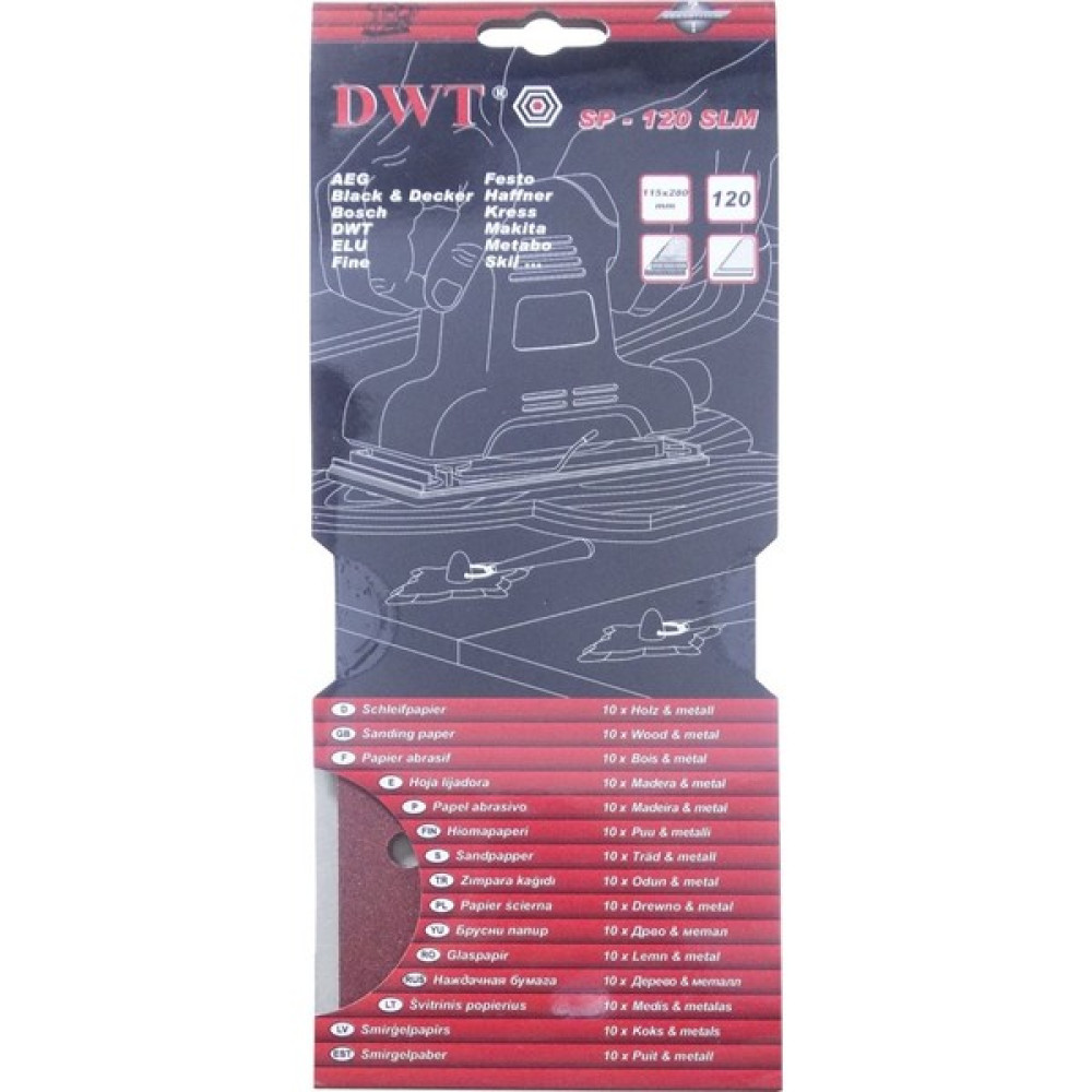 Dwt SP-180SLM Dikdörtgen Delikli Zımpara Kağıdı 115X280MM 180 Kum - 1 Adet Oto Boyaları Fiyatı