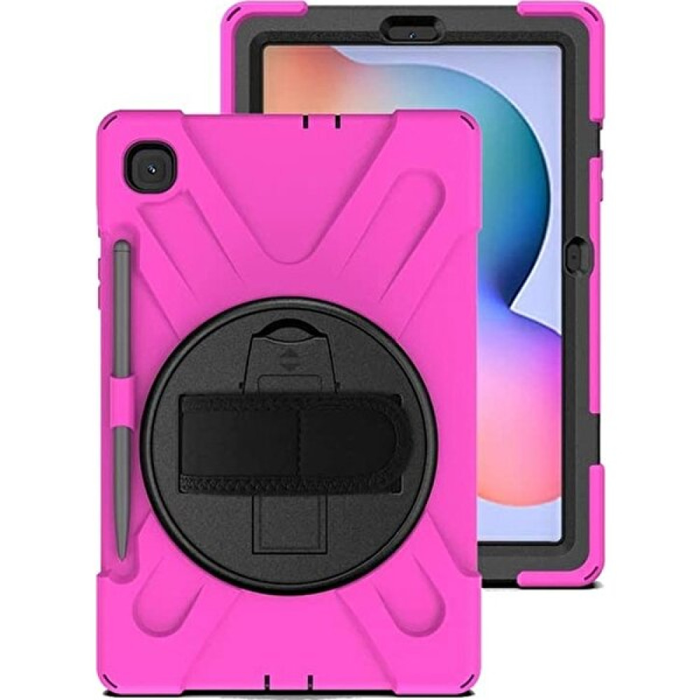 Dybox Samsung Galaxy Tab S6 Lite P610-P615- P617 3 Katmanlı Kalem Yerli Standlı Zırh Kılıf Fuşya Tablet Kılıfı Fiyatı