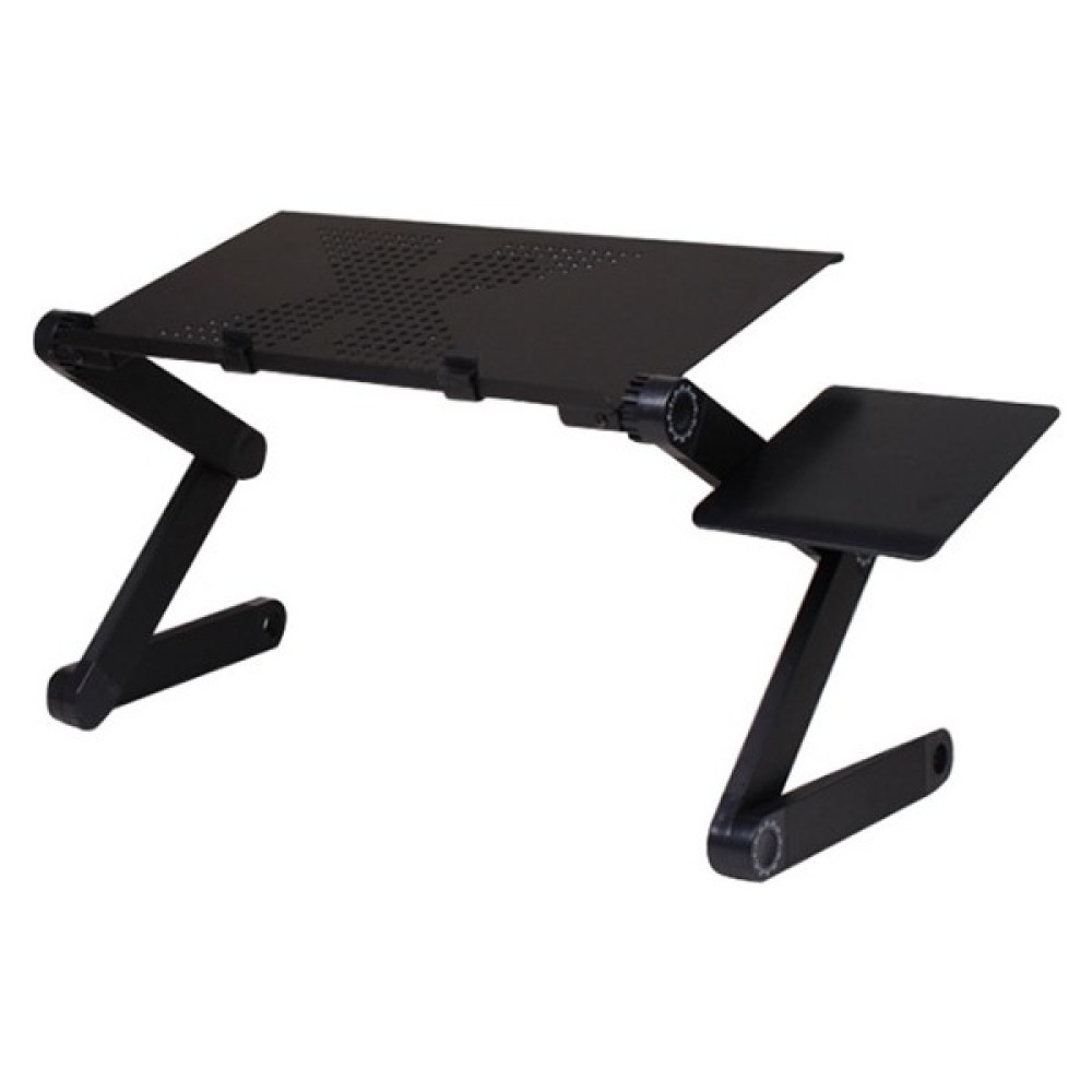 Dybox Yükseklik Ayarlı Portatif Katlanabilir Laptop Standı Parlak Siyah Dizüstü Bilgisayar Aksesuarları Fiyatı