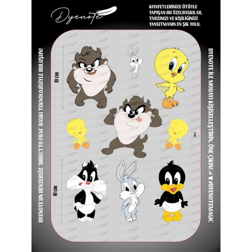 Dyenote Baby Bebek Cartoon Çizgi Film Iron Press Tekstil Ütü Ile Yapışabilen Transfer Baskı Kağıdı Dtf Baskı Oyun & Hobi Fiyatı