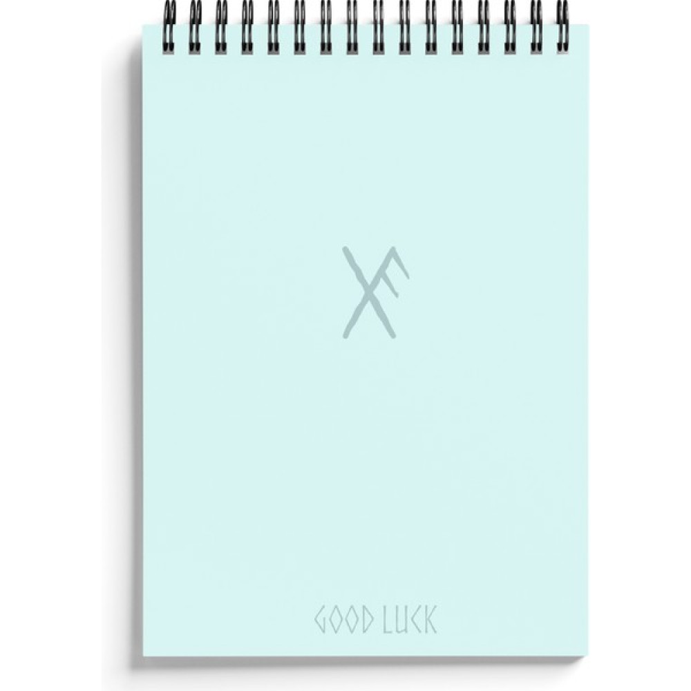 Dyenote Bind Runes Karton Kapak Spiralli Çizgisiz Not Defter Seti Cep Notebook Sketchbook - Good Luck Not Defteri & Bloknot Fiyatı