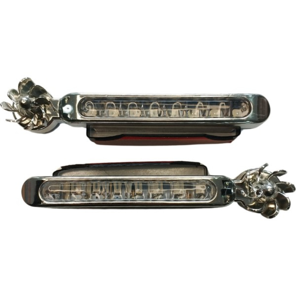 Dyk 18W Gündüz Farı 8 LED Rüzgar Enerjili Kablosuz 2'li Set - Mavi Motorsiklet Lambaları Fiyatı