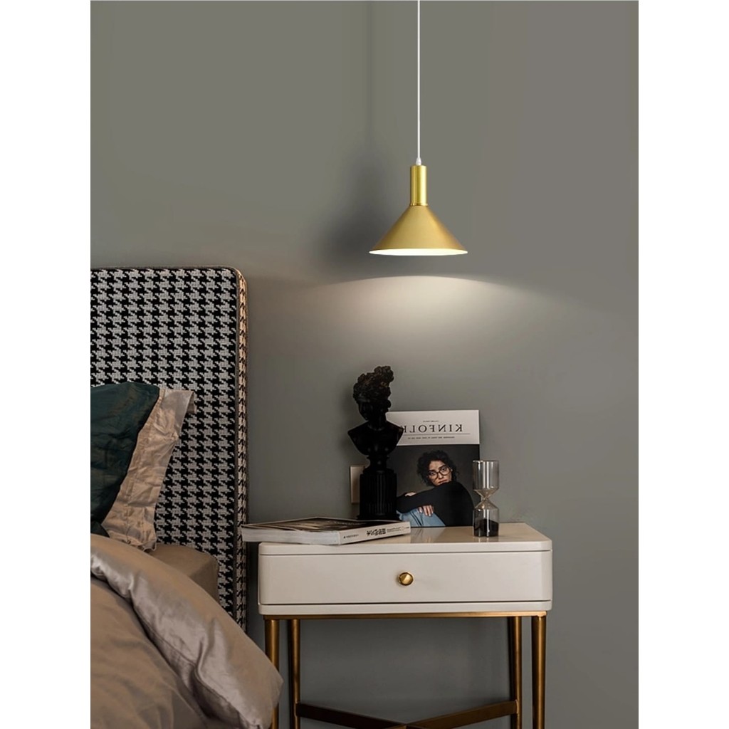 Dylight Retro Metal Gold Dekoratif Rustik Kafe Mutfak Sarkıt Avize Çap 30 cm - Siyah - 1 Avize Fiyatı