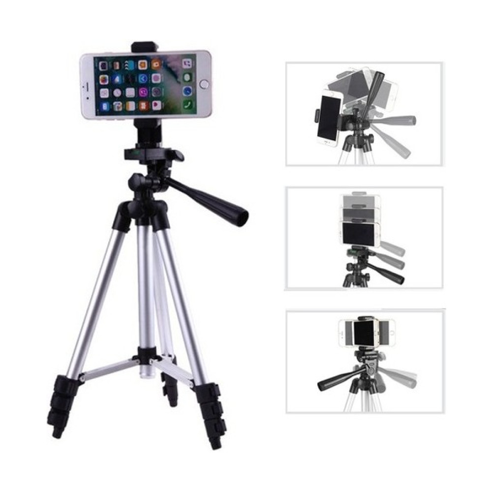Dymax 135CM Cep Telefonu Video Tripod,fotoğraf Makinesi Için Tripot Taşıma Çantası ve Cep Telefon Tutacağı Tripodlar Fiyatı