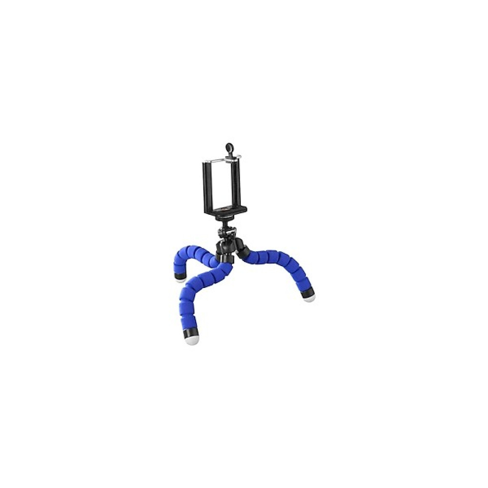 Dymax Cep Telefonları Gopro Kamera ve Makineler Için Büyük Boy Sünger Ayaklı Akrobat Ahtapod Tripod + Telefon Tutacağı - Mavi Tripodlar Fiyatı