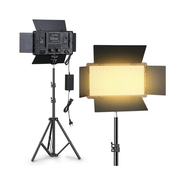 Dymax Profesyonel LED Işık 600 Ledli Video Kamera Dslr Fotoğraf Makinesi Işığı Sürekli Sabit Işık + 2 Metre Işık Ayağı Dijital Fotoğraf Makineleri Fiyatı