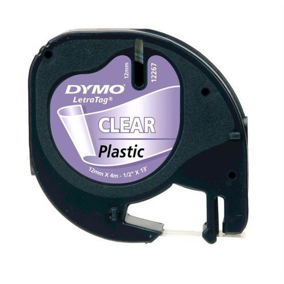 Dymo 12267 Letratag Şeffaf Plastik Şerit