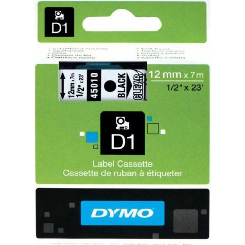 Dymo 45010 Şeffaf/siyah D1 Yedek Şerit (12 mm x 7 Mt) Oto Boyaları Fiyatı