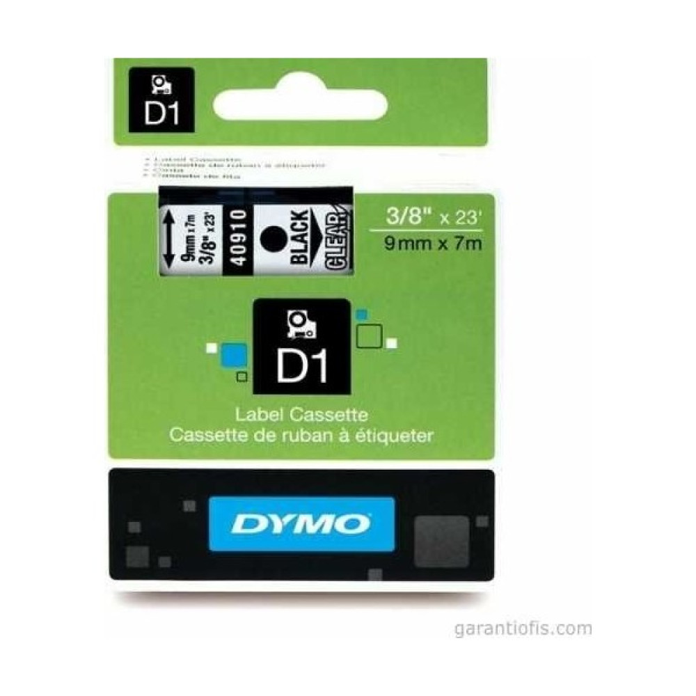 Dymo D1 Şeffaf/siyah Yedek Şerit 9mm x 7mt (40910) Oto Boyaları Fiyatı