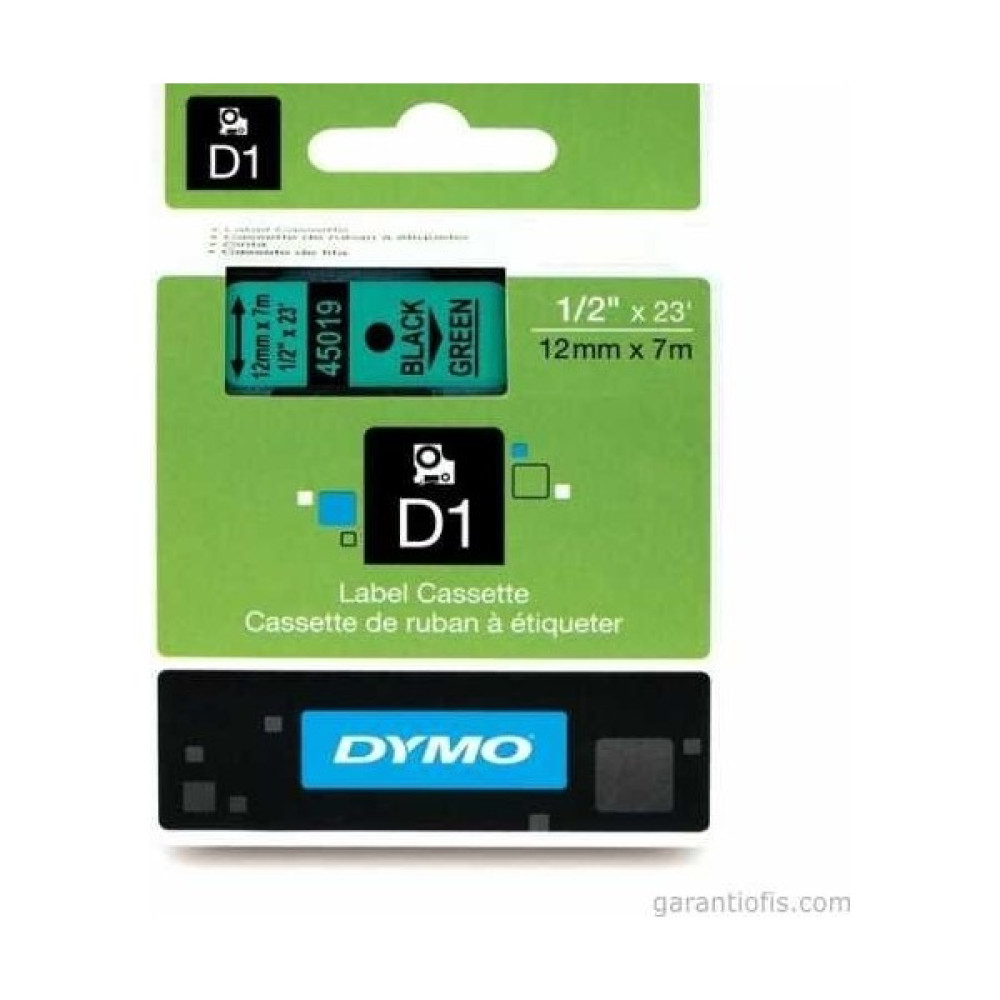 Dymo D1 Yeşil/siyah Yedek Şerit 12MM x 7mt (45019) Oto Boyaları Fiyatı