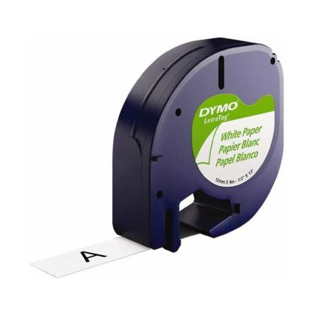 Dymo Letratag Beyaz Kağıt Şerit 59421 (12 mm x 4 Metre) Barkod Okuyucular Fiyatı