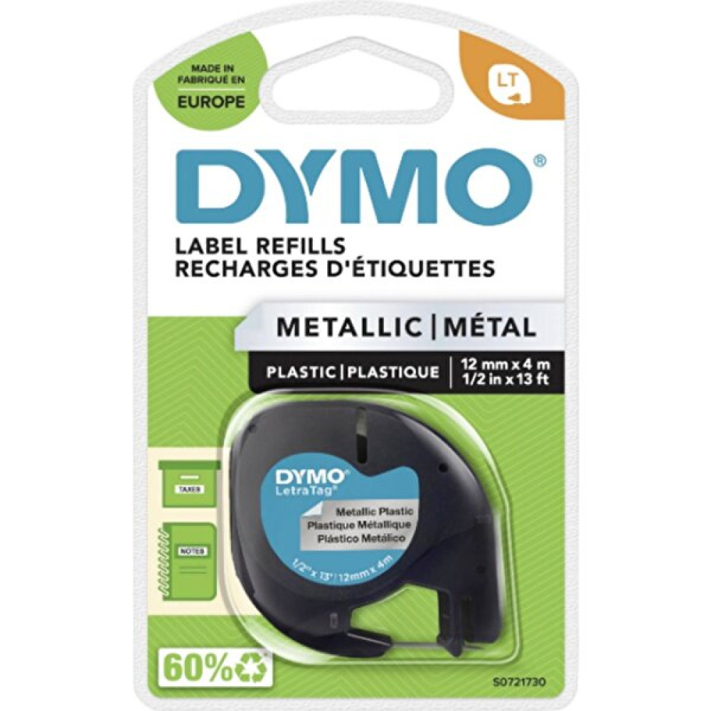 Dymo LetraTag Metalik Şerit 12mmx4m Sarf Tüketim Malzemeleri Fiyatı