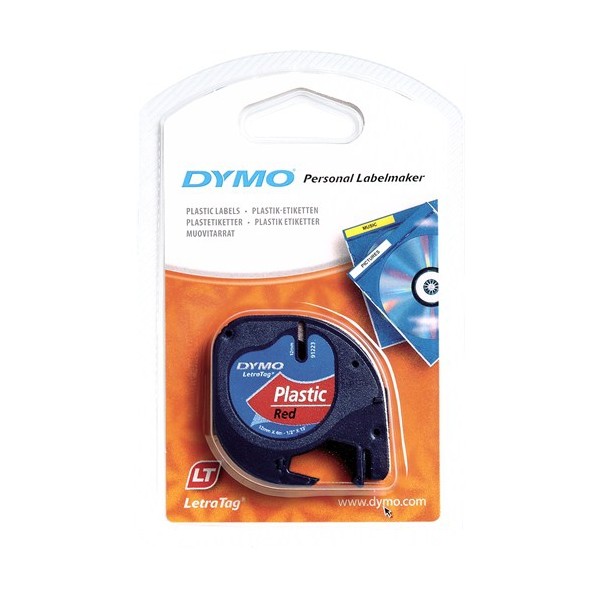 Dymo LetraTag Plastik Şerit Kırmızı 12mmx4m SSD / Solid State Drive Fiyatı