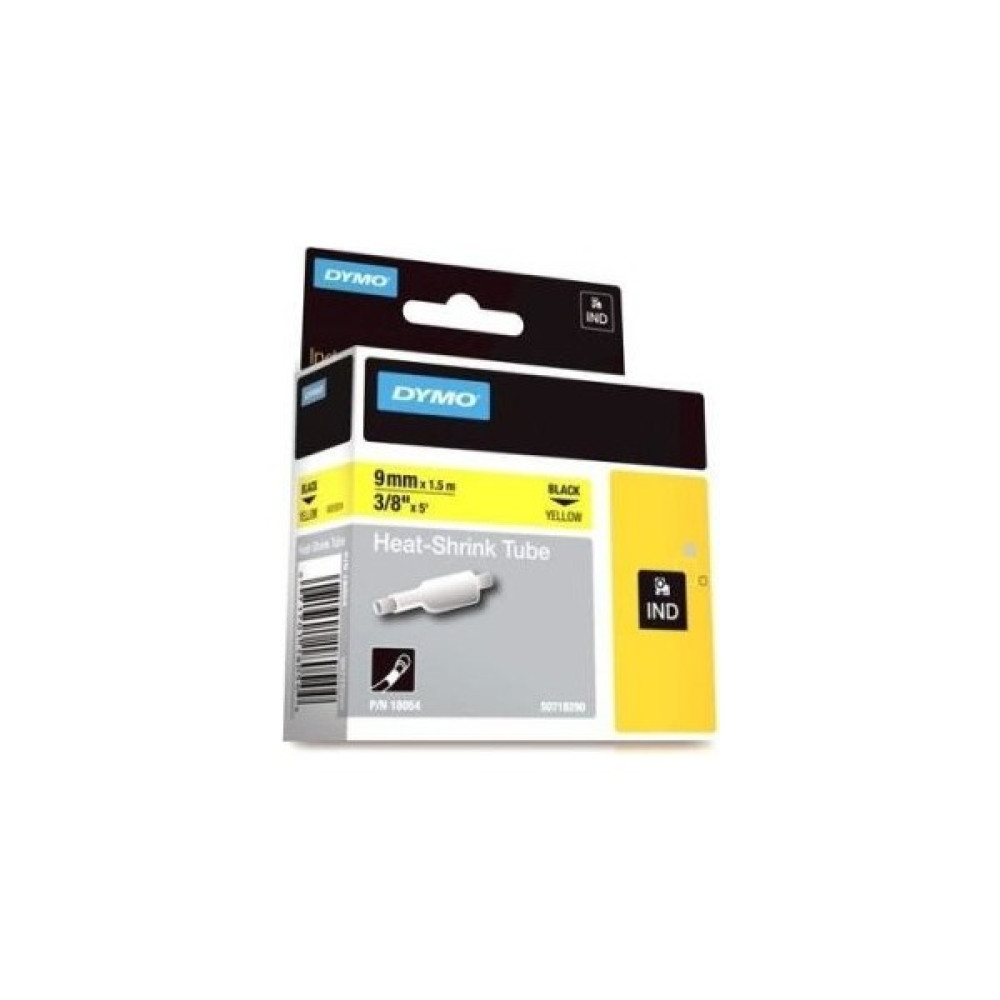 Dymo RhinoPro Isıyla Küçülen Şerit 9mmx1.5m SarıSiyah 18054 Sarf Tüketim Malzemeleri Fiyatı