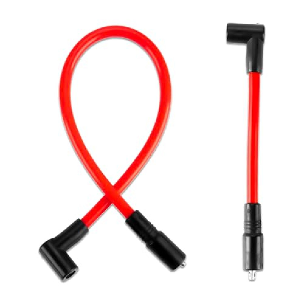 DYNA-409BK Spark Plug Wires, Compatible with Harley-Davidson Big Twin Dyna Super Glide/Wide Glide/Low Rider 2000-2017 & Softail Springer/Slim/Deluxe/Deuce 1999-2017