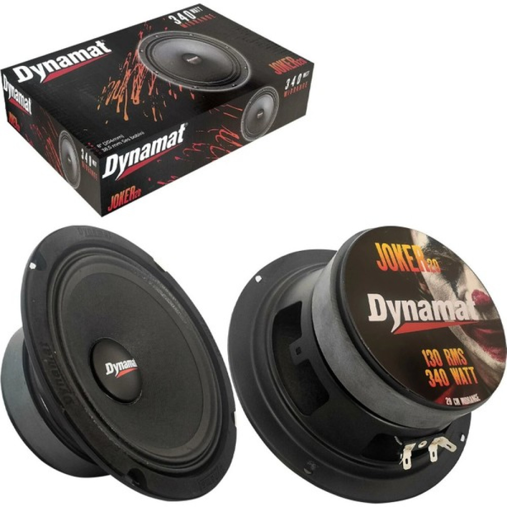 Dynamat Garaj Dünyası Dynamat Joker-20 Oto Midrange 20CM 340 Watt Maksimum 130W Rms (1 Takım/2 Adet) Oto Hoparlörleri & SubWoofer Fiyatı